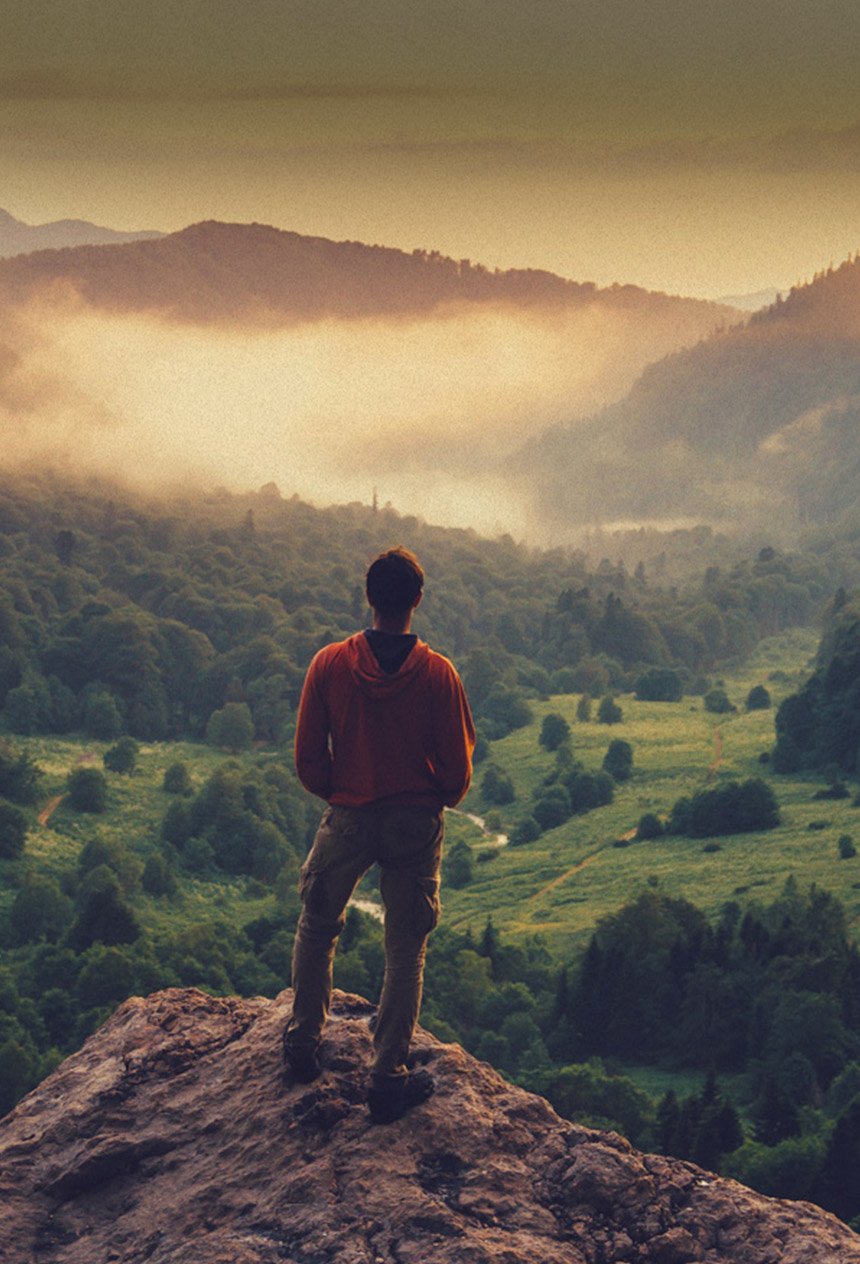 Landscape Alco homme-dos-horizon-paysage_Alco_man-back-mountain-landscape